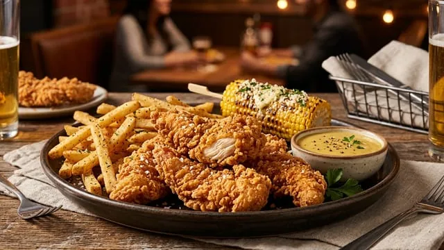 Chicken Crispers Combo — menu illustration