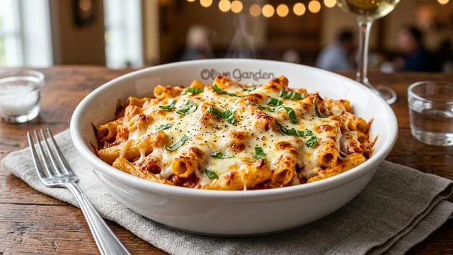 Five Cheese Ziti al Forno — menu illustration